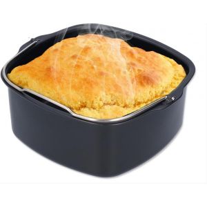 Moule &agrave; G&acirc;teau, Friteuse &agrave; Air Moule G&acirc;teau Friteuse en Fer Accessoires de Moule &agrave; G&acirc;teau Antiadh&eacute;sif pour HD9925 HD9860 HD9905/01(18cm / 7.1in) - Neuf