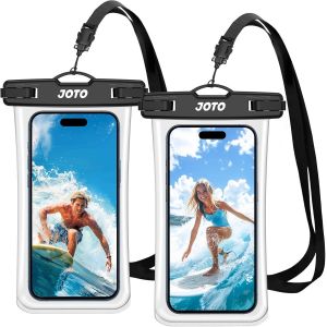 2 Pochettes Étanches Smartphone Certifiée Ipx8 Iphone 16/15/14/13/12/11 Plus Pro Max, Xiaomi Redmi Note 13/13 Pro 12 A3, Galaxy A15 A35 A25 A54 A55, Housse Étanche Jusqu'à 7 Pouces - Neuf