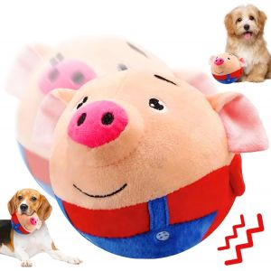 Cmws-Active Moving Pet Plush Toy, Jouet Interactif Pour Chien, Balle Rebondissante En Peluche Pour Animaux De Compagnie, Chat Et Chien - Neuf
