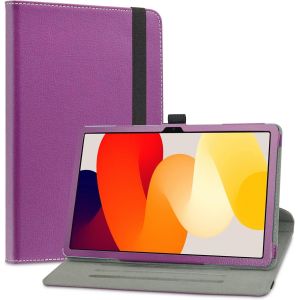 KAL-Pour Redmi Pad Se,Slim Pu Cuir Etui Et Pliable Stand Folio Coque Couverture Pour Xiaomi Redmi Pad Se/Redmi Pad 2/Lenovo Idea Tab Tb-336/Tab K11 Gen 2 Tb-336 Tablet 11 Inch,Violet - Neuf