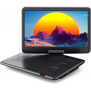 VornixorSarlshop-Lecteur DVD Portable 17,5"" avec &Eacute;cran HD 15,6"", Batterie 5000mAh, sans Restriction G&eacute;ographique, Deux Haut-Parleurs St&eacute;r&eacute;o, Prise en Charge USB/Carte SD/Synchronisation TV/&Eacute;cran de P - Neuf