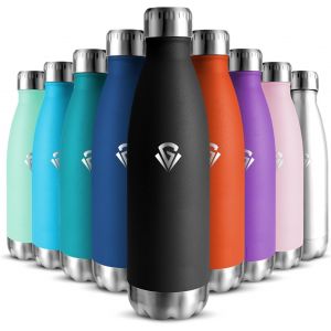 Gourde Isotherme Enfant 500ml, Acier Inoxydable 18/8, Bouteille Isotherme, Sans Bpa, Gourde Enfant, , Water Bottle, Étanche Double Isolation, Bouteille Inox Pour Camping, École, Gym - Neuf