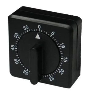 Minuterie De Cuisine M&eacute;canique 80 Db - Compte &Agrave; Rebours Puissant Pour La Cuisine, La P&acirc;tisserie Et Plus Encore - Design R&eacute;tro Avec Bouton Facile &Agrave; Utiliser - Neuf