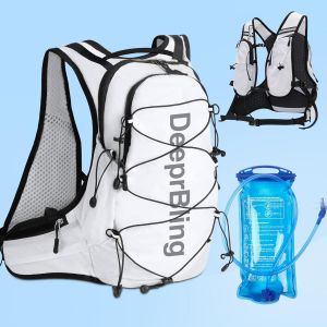 Acdsgd-Sac &Agrave; Dos D'hydratation 12l Avec Poche Hydratation 2l, Sac A Dos Gourde Pour Hommes Et Femmes, Ultral&eacute;ger Respirant Sac Hydratation Pour Running Trail Cyclisme Marathon Randonn&eacute;e - Neuf