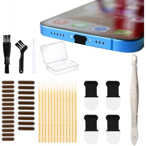 Kaly-Ensemble De Bouchons Anti-Poussière Usb C 82 Pièces,Kit De Bouchons Anti-Poussière De Type C,Couvercle Anti-Poussière Usb C Pour Smartphone Et Ordinateur Portable - Neuf