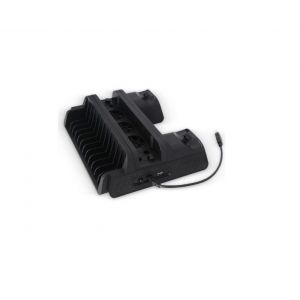 Base De Refroidissement Et Chargeur Pour Ps4 Slim Avec Double Contr&ocirc;leur De Charge Et Ventilateur - Neuf
