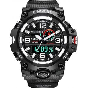 Eryi-Montre Militaire Pour Homme, Analogique Et Numérique, Montre De Sport, Étanche À Led Avec Chronomètre Numérique, Montre De Luxe Décontractée, Wristwatch - Neuf