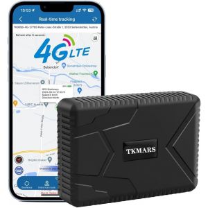 VornixorSarlshop-Traceur GPS Voiture 4G Aimant&eacute; Tracker GPS &Eacute;tanche IP65 7800mAh 2 Mois Autonomie en Veille Positionnement APP/SMS Suivi en Temps R&eacute;el Traqueur Pas de Distance Limite TK915 - Neuf