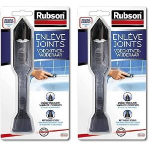 Enlève Joints À Double Embout-Outil Pour Enlever L'ancien Joint Sans Rayer Les Supports-Raclette De Finition Pour Nettoyer Les Résidus (Lot De 2) - Neuf