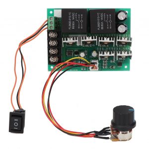Controleur de vitesse de moteur a balais CC, reglable, haute puissance, 40 A, 12 V, 24 V, 36 V, sans boitier - Neuf
