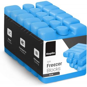 CHECARZHN--NO1-Blocs De Congélation Pour Sacs Isothermes ¿ Packs De Glace Réutilisables Pour Boîte À Déjeuner, Voyage, Pique-Nique Et Activités De Plein Air, Multicolore (Lot De 6) - Neuf