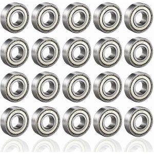 Promotion D'hiver,Roulements À Billes 608zz,Abec 7,20pcs Roulements De Vitesse Roulements À Billes De Qualité Pour Rouleau,Planche À Roulettes,Longboard,Planche À Vagues,8 X 22 X 7mm,Gu - Neuf