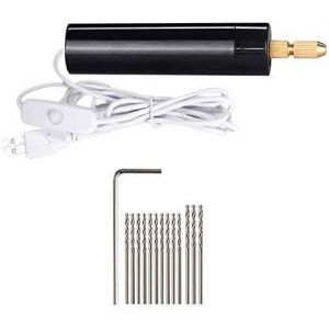 Yemaesre-Ensemble De Perceuse À Main -Électrique 0.7-1.2mm Pour Résine,Mini Perceuse Électrique Pour La Fabrication De D'étau À Broche Électrique - Neuf