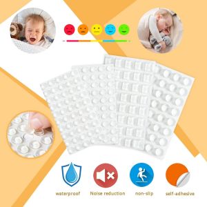 Dimiff Soundproof Door Buffer 25 Pieces, Silicone Pads, Transparent Door Damper, Rubber Pad Sticker for Cabinets, Drawers, Doors, Toilet Lids, Tables, Chairs - Neuf