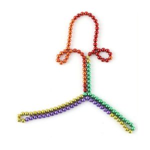 Billes Magnétiques Colorées - Kit De 1000 Billes Aimantées De 5mm En Dix Couleurs + Grande Boîte Métallique - Jouet Éducatif Et Ludique Pour Assembler Et Créer - Neuf