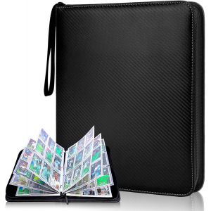Mdy-900 Album Cartes, 50pages Classeur Carte De Porchette 6.8*9.4cm, 18 Porchettes Chaque Page (Deux Côtés) , Classeur Carte À Collectionner Pour Carte/Mtg/Tcg, Album Carte Imperméable De Fermeture É - Neuf