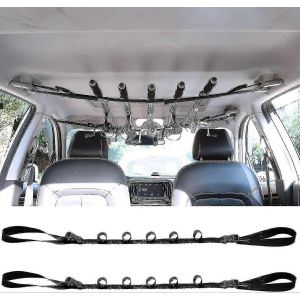Porte-Canne À Pêche De Voiture,2pcs Porte-Cannes De Véhicule,Sangle De Canne À Pêche De Voiture - Neuf