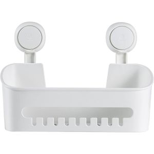 &Eacute;tag&egrave;re Douche, Panier De Douche Ventouse Mural Sans Per&ccedil;age &Eacute;tag&egrave;re De Douche Auto-Adh&eacute;sif &Eacute;tag&egrave;re De Cuisine En Organisateur De Rangement Pour Salle De Bain, Cuisine, Salon - Neuf