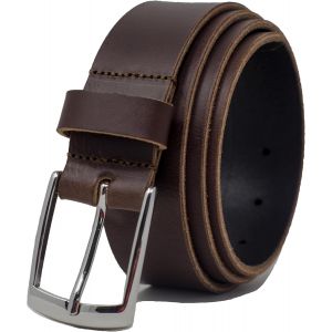 CAUC-Ceinture en cuir pleine fleur de 34mm avec boucle classique - Neuf