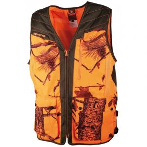 Gilet Classy D&eacute;perlant Polyester Nylon Camo Orange Vert S &Agrave; 4xl - Neuf