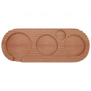 HJLIAN Support de presse a cafe en bois, support multifonctionnel pour filtre a cafe, 58 mm - Neuf