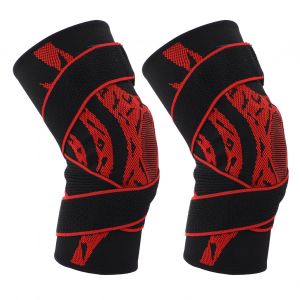 Lot De 2 Genouilleres Elastiques De Compression Respirantes Pour Le Sport, Pour Hommes Et Femmes, Basket-Ball, Course A Pied - Neuf