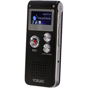 lbgwp60-EnregistreurVocal Numérique Activé Par La Voix Pour Conférence De Réunion, Enregistreur Audio 8 Go Appareil D'Enregistrement Portable Avec Microphone Mp3 (8 Go) - Neuf