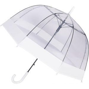 Parapluie &Agrave; Bulles Transparent Poign&eacute;e Facile &Agrave; Saisir D&ocirc;me Robuste En Plastique Transparent Parapluie 8 C&ocirc;tes &Agrave; Ouverture Automatique - Neuf