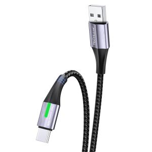 C&acirc;ble De Charge Usb C 60 W 1 M 3 A Type C Charge Rapide Tress&eacute; Usb A Vers Usb-C Indicateur De Lumi&egrave;re Led C&acirc;ble De Charge De T&eacute;l&eacute;phone Pour Ipad 2024, Iphone 16/15 Pro, S25 S24 Ult[CAB9161541] - Neuf