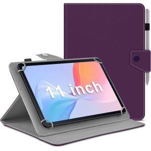 LORANKA-Universel Coque &Eacute;tui pour Toutes Les Tablettes 11 Pouces, Housse de Protection pour 11,1 Pouces Tablette, Case Cover en Cuir de Voyage, pour Tablettes 11-12 Pouces Android/iOS/Windows - Neuf
