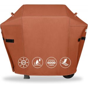 Ulteronixshop-7139 Housse de barbecue 130 cm pour Weber Spirit II 300 310, Spirit E-320, Spirit 200 Series, 600D, housse de protection pour barbecue Weber Spirit I&II E310, E330, E315, marron - Neuf