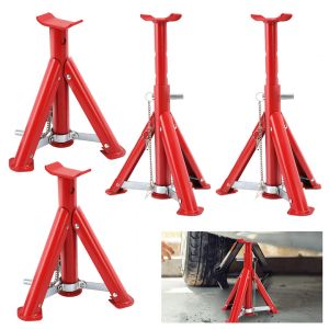 4x Chandelles R&eacute;glage 29-40.5 Antid&eacute;rapantes S&eacute;curis&eacute;es pour Voitures et Camions Supporte jusqu'&agrave; 3T - Neuf