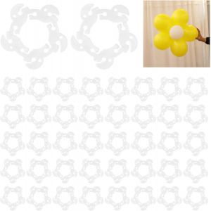 KALANKA-100 Pièces Attache Ballon(Anneau), Arche Pour Ballon Clips de Fixation,Support Arche Ballon,Support Ballon Anniversaire Pour anniversaire, fête, mariage et célébration ballon décoration - Neuf