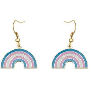 Kal-Boucles D'oreilles Pendantes Pride En Forme D'arc-En-Ciel Gay & Lesbienne Lgbt Bijoux Arc-En-Ciel - Neuf