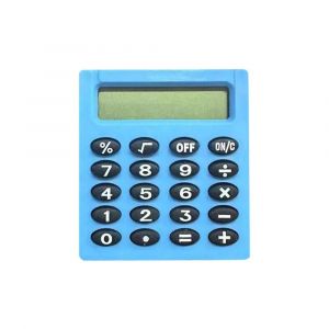 QSJ-Mini calculatrice de poche mignonne,Type de poche,piles de pièces de monnaie,calculatrice de transport Extras Calculadoras,calculatrice scolaire et de bureau-Bleu - Neuf