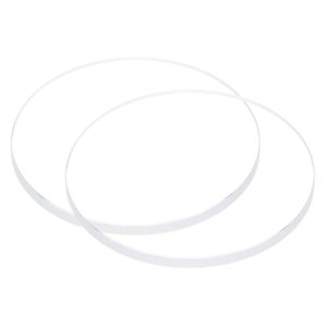 Kal-2pcs Verre De Montre En Cristal Transparent 32mm De Diamètre, 2mm D'épaisseur, Rond, Plat, En Verre Minéral De Haute Transmittance, Pièce De Rechange Pour Réparateur De Montres - Neuf