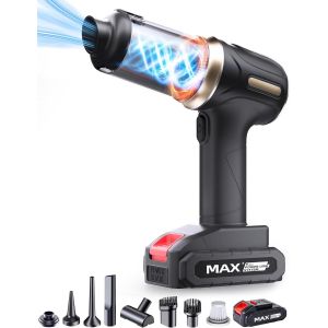 lbgwp60-Aspirateur À Main 14 000 Pa - Batterie De 10 000 Mah - Mini Aspirateur Sans Fil - Avec 2 Filtres Hepa Lavables - Pour Voiture, Bureau, Cuisine, Pc, Canapé, Maison Et Poils D'Animaux - Noir - Neuf