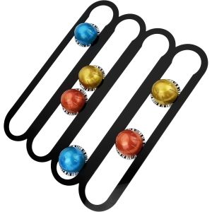 Porte Capsule Caf&eacute;-Rangement pour 20 Dosettes des Plupart des Machines &agrave; Caf&eacute; et &agrave; Espresso-Support Autoadh&eacute;sif en Acrilyque Fixation Murale ou Sous l'Armoire - Neuf