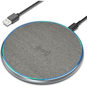 15w Wireless Charger For Iphone 15/14/13/12/11 Pro/Pro Max/Xs Max/Xr/Se, Samsung Galaxy S22/S21s20/S10/S9/Note10/9, Huawei P40/P30, Xiaomi, Airpods 2/Pro/Galaxy Buds - Neuf