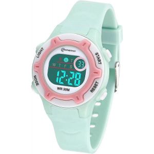 Montre Num&eacute;rique Pour Enfants, Montre Fonctionnelle &Eacute;tanche Pour Gar&ccedil;ons Et Filles Avec L'heure, La Date, La Semaine, Le R&eacute;tro-&Eacute;clairage, L'avertissement, Le Chronom&egrave;tre, Le Num&eacute;rique - Neuf