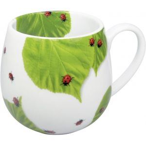 ERYI-Könitz K1111430876 Gobelet À Café Doudou Mug Coccinelle Sur Feuilles Dans Un Coffret Cadeau Tasse Porcelaine Multicolore - Neuf