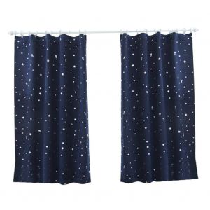 Hjlian Rideau De Porte Occultant Complet Pour Chambre A Coucher, Salon, Cafe (Bleu Marine) - Neuf