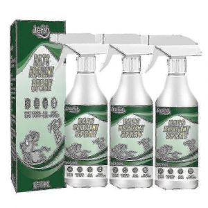 3x Spray D'huile Essentielle De Menthe Poivrée Naturelle Forte Souris Spray Répulsif Pour Rongeurs - Neuf