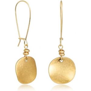 Kal-Boucles D'oreilles Créoles Ancien En Forme De Disque Pour Femme Plaqué Or 18 Carats Légères Et Hypoallergéniques À Suspendre Tendance Bijoux Tendance Cadeau - Neuf