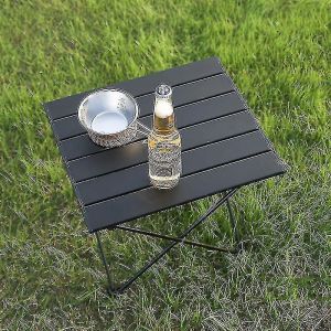 Table De Camping Pliante L&eacute;g&egrave;re En Alliage D'aluminium Pique-De Camping Petite Table D'ext&eacute;rieur Pour L'&eacute;quipement De Plein Air - Neuf