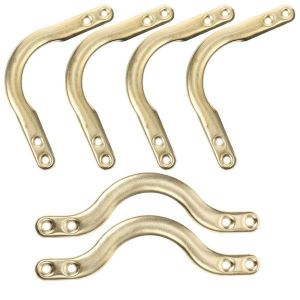 Kit De 6 Supports De Filet De Billard En Fer Durable Pour Fixation De Poche De Table De Billard - Couleur Dor&eacute;e, Id&eacute;al Pour Les Clubs Et Les Salles - Neuf