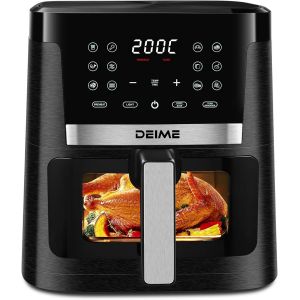 Friteuse &Agrave; Air 7L Airfryer Sans Huile 1700 W Four &Eacute;lectrique Sain Grande Capacit&eacute; Avec Fen&ecirc;tre De Cuisson Visible, 12 Pr&eacute;r&eacute;glages En Une Seule Touche, Contr&ocirc;le Num&eacute;rique, Cuisson Personnalisable - Neuf