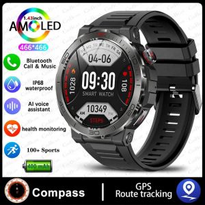 Montre Intelligente &Eacute;tanche Pour Homme, Montre Intelligente De Fitness, Appel Bluetooth, Huawei, Xiaomi, Sports De Plein Air, Gps, 2024 Mah, Nouveau, 410.Black. - Neuf