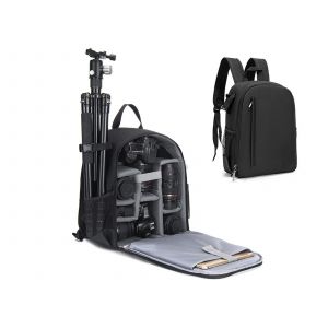 Sac &agrave; dos pour appareil photo reflex num&eacute;rique/hybride avec tr&eacute;pied et porte-bouteille - Neuf