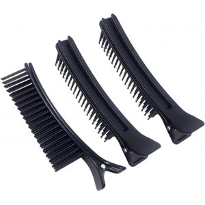 Asas-Paquet De 3 Pinces À Cheveux À Dents De Peigne,Pinces À Cheveux Au Design Créatif,Aides À La Coiffure,Accessoires De Coiffure,Pinces À Cheveux En Plastique - Neuf